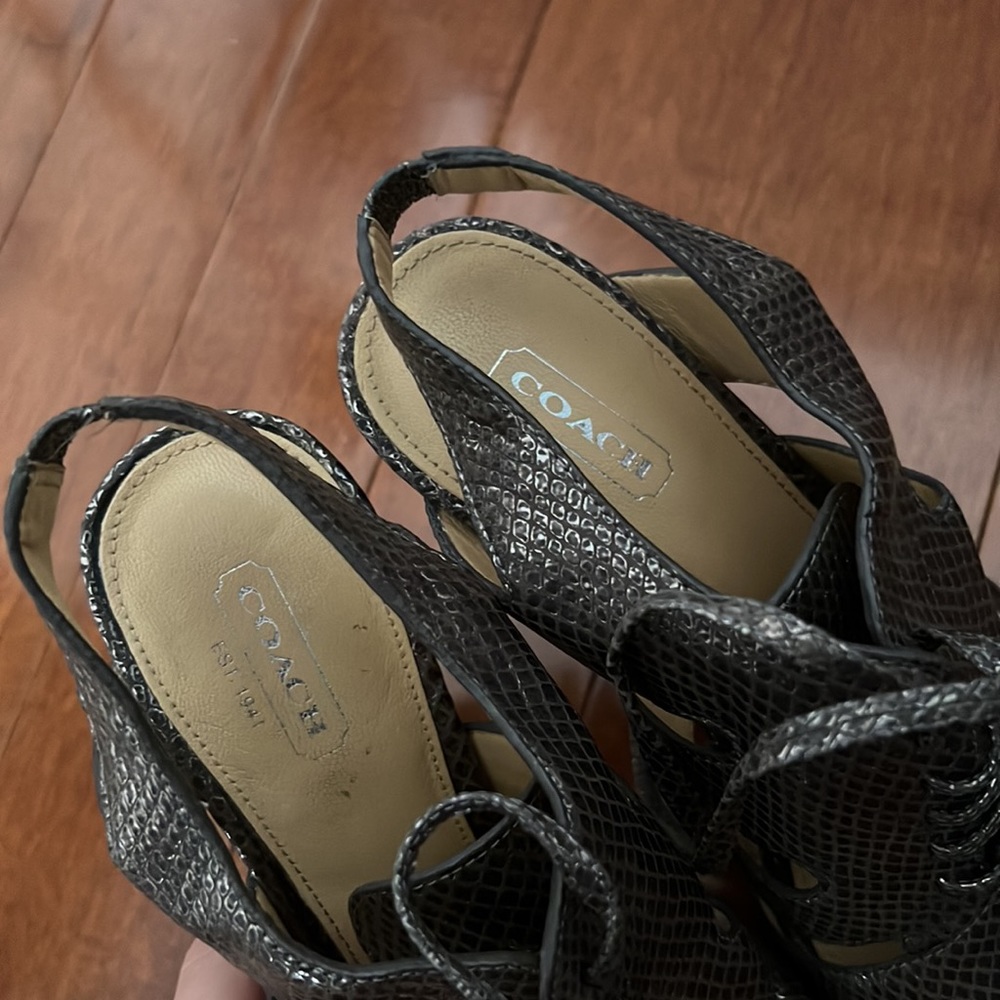 Coach Block Heels! - Picture 2 of 6